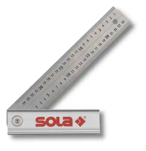 Kątownik nastawny QUATTRO 250x170mm Sola