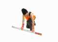 Screed layer dungarees orange XL foto 4