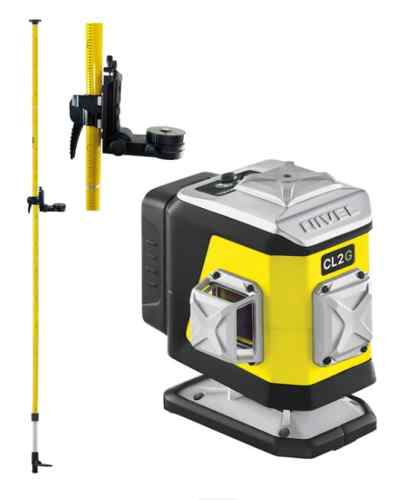 Laser krzyżowy Nivel System CL2G tyczka LP36  zdj.1