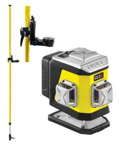 Laser krzyżowy  czerwony CL3R + tyczka LP36 