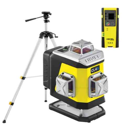 Laser krzyżowy CL4B+ statyw SJJ1+ czujnik CLS4 Nivel System  zdj.1