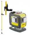 Laser krzyżowy CL4D-R + tyczka LP36 Nivel System zdj.1